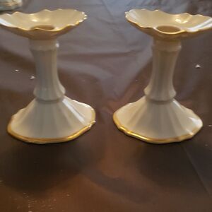 Symphony Lenox Candle Stick Holders